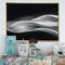 Designart - Glittering Silver Pattern - Abstract Framed Canvas art print